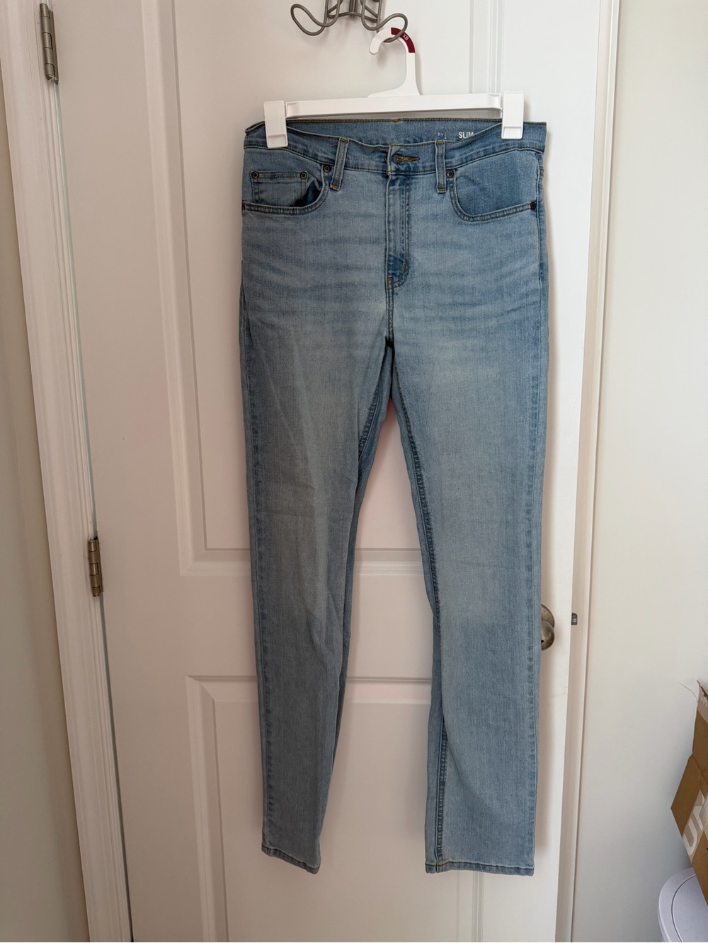 George Slim Men's Jeans in Light Blue Wash